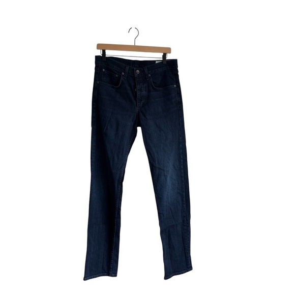 Rag and Bone Fit 3 Athletic Classic Button Fly Jeans in Bayview Size 30x32 - Picture 3 of 9